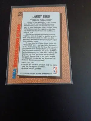 1992-93 Fleer - Schoolyard Stars Larry Bird #256. Boston Celtics. NRMT+ - Basketball Card Single