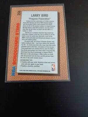 1992-93 Fleer - Schoolyard Stars Larry Bird #256. Boston Celtics. NRMT+ - Basketball Card Single