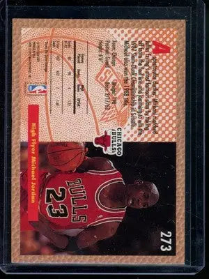 1992-93 Fleer Slam Dunk Michael Jordan #273 Slam Dunk subset Basketball