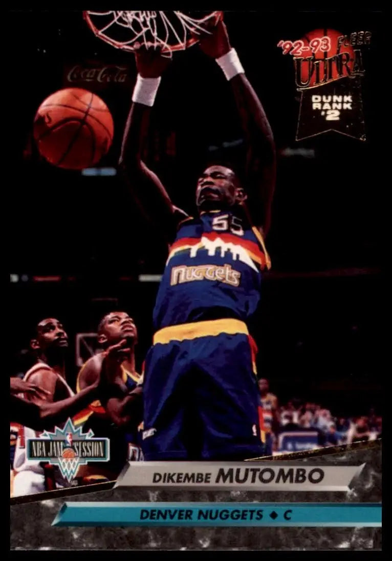 1992-93 Fleer Ultra - Dikembe Mutombo #202