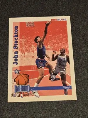 1992-93 Hoops #316 John Stockton - Basketball Card Single