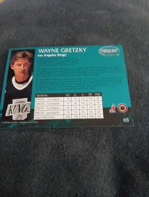 1992-93 Parkhurst - Wayne Gretzky #65. Los Angeles Kings. NRMT+ - Hockey Card Single
