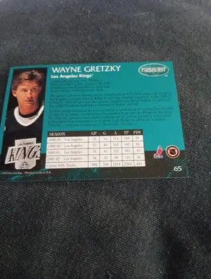 1992-93 Parkhurst - Wayne Gretzky #65. Los Angeles Kings. NRMT+ - Hockey Card Single