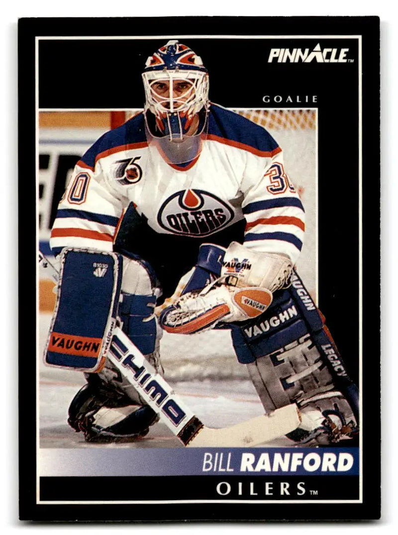 1992-93 Pinnacle #4 Bill Ranford - Hockey Card Single