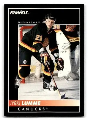 1992-93 Pinnacle #65 Jyrki Lumme - Hockey Card Single