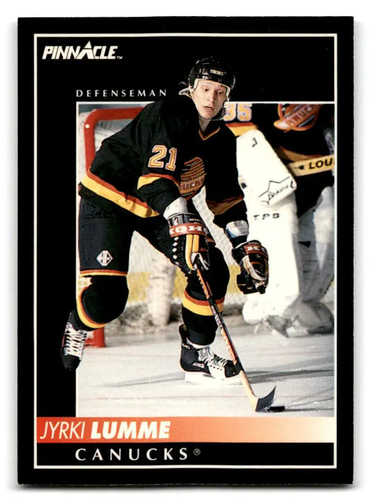 1992-93 Pinnacle #65 Jyrki Lumme - Hockey Card Single