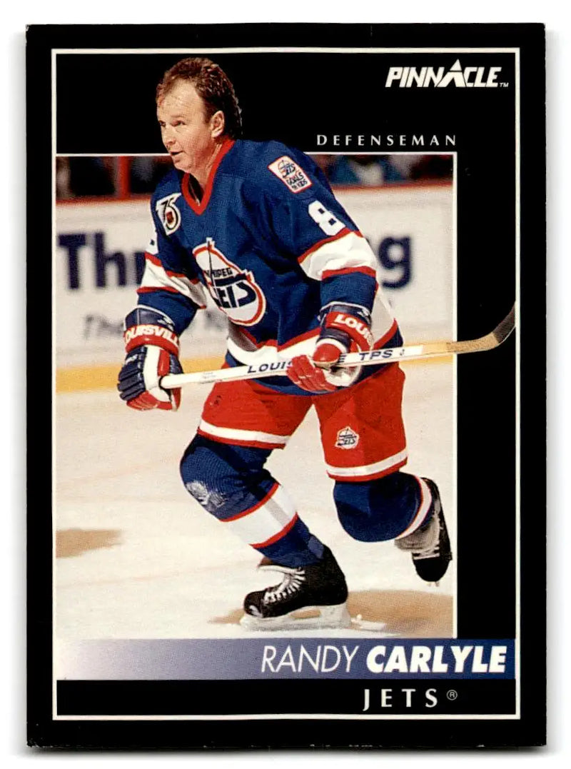 1992-93 Pinnacle #87 Randy Carlyle - Hockey Card Single