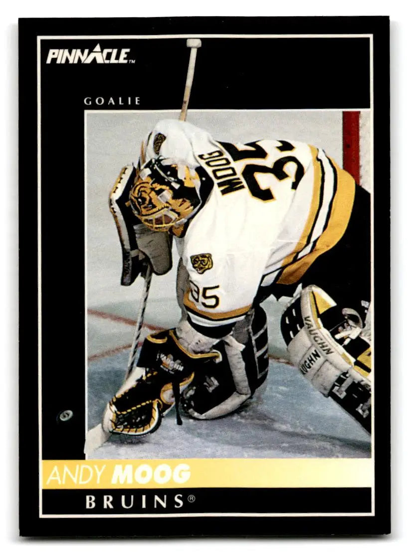 1992-93 Pinnacle #91 Andy Moog - Hockey Card Single