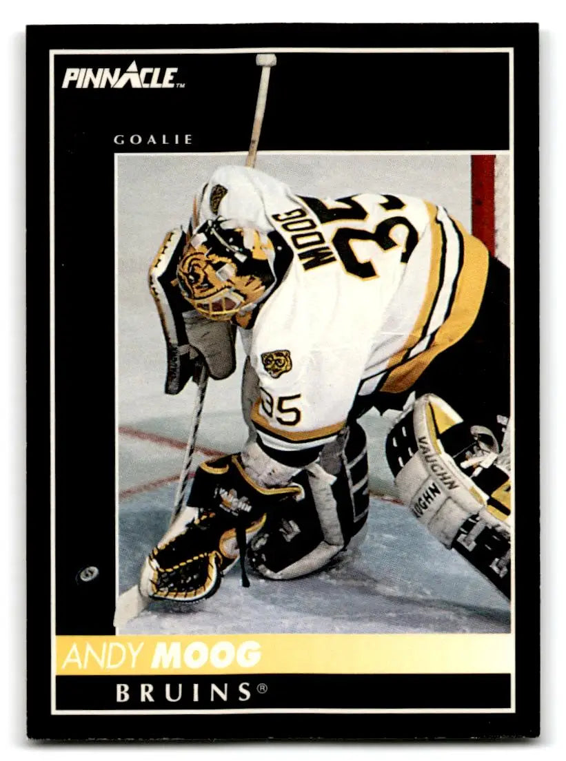 1992-93 Pinnacle #91 Andy Moog - Hockey Card Single