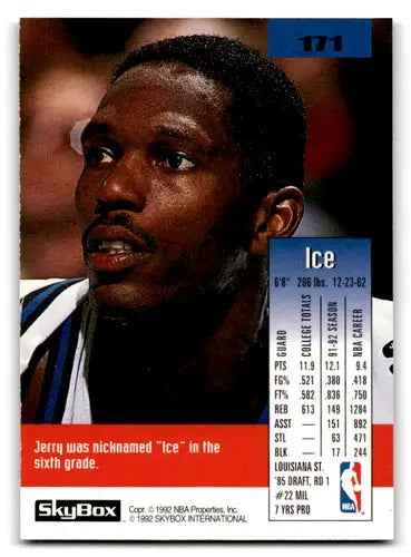 1992-93 SkyBox #171 Jerry Reynolds NM Near Mint Magic ID:82106 - Basketball Card Single