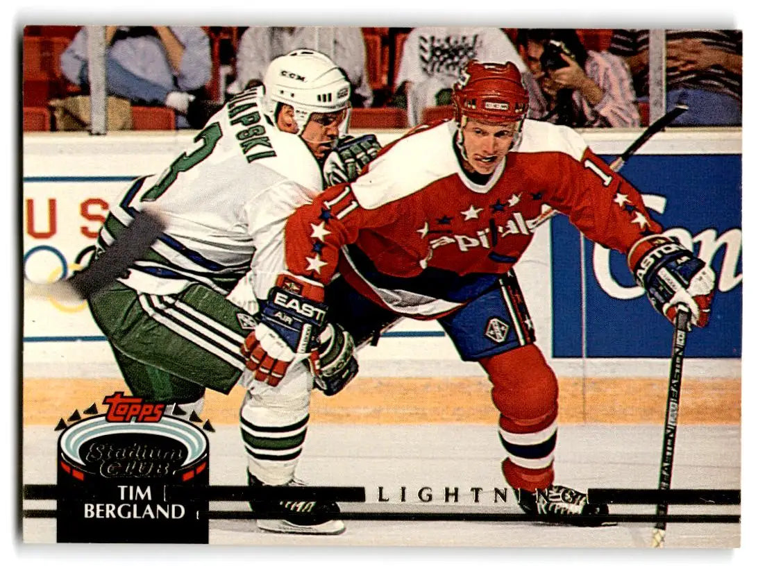 1992-93 Stadium Club #127 Tim Bergland - Hockey Card Single