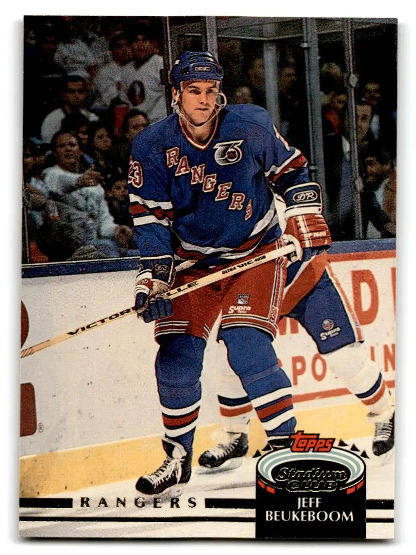 1992-93 Stadium Club #129 Jeff Beukeboom - Hockey Card Single
