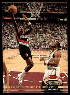 1992-93 Stadium Club #199 Clyde Drexler Members Only - Basketball Card Single