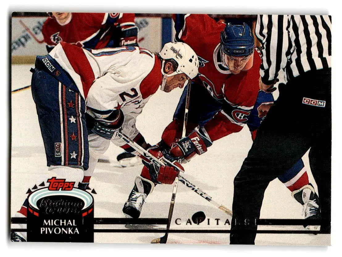 1992-93 Stadium Club #382 Michal Pivonka - Hockey Card Single