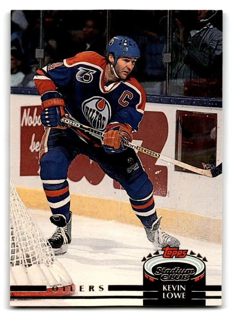 1992-93 Stadium Club #385 Kevin Lowe - Hockey Card Single