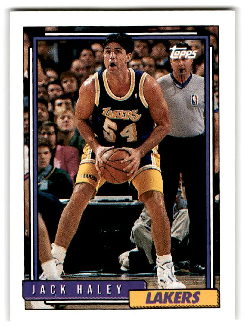 1992-93 Topps #155 Jack Haley - Basketball Card Single