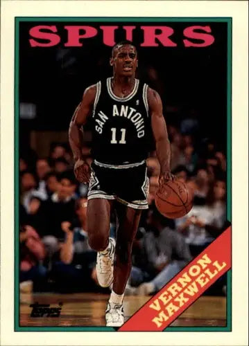 Vernon Maxwell basketball card from Topps Archives with original gloss Spurs 1992-93