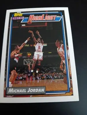 1992-93 Topps - Highlights Michael Jordan #3. Chicago Bulls. NRMT+