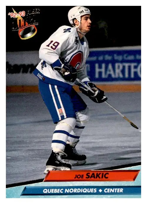 1992-93 Ultra #179 Joe Sakic - Hockey Card Single