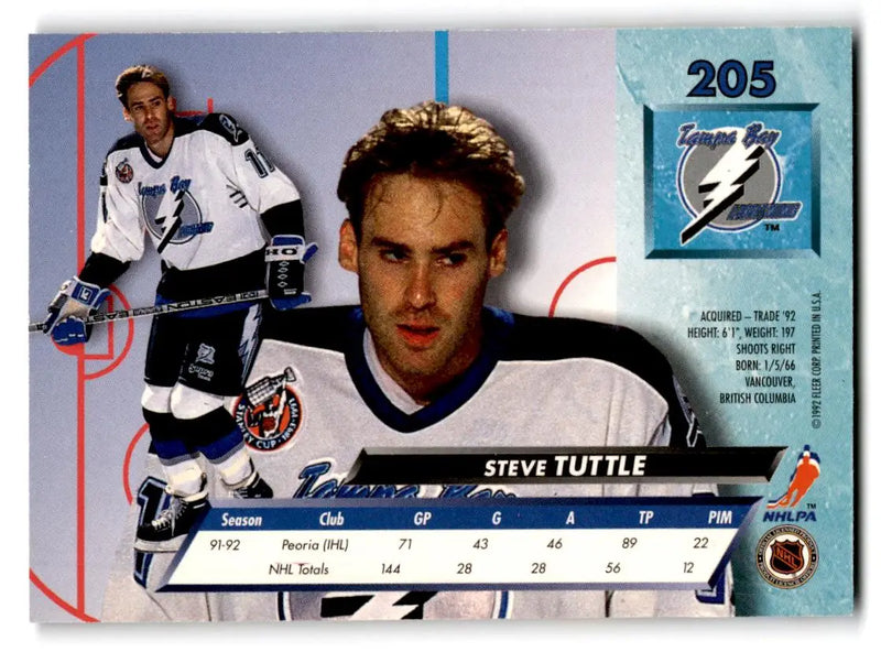 1992-93 Ultra #205 Steve Tuttle - Hockey Card Single