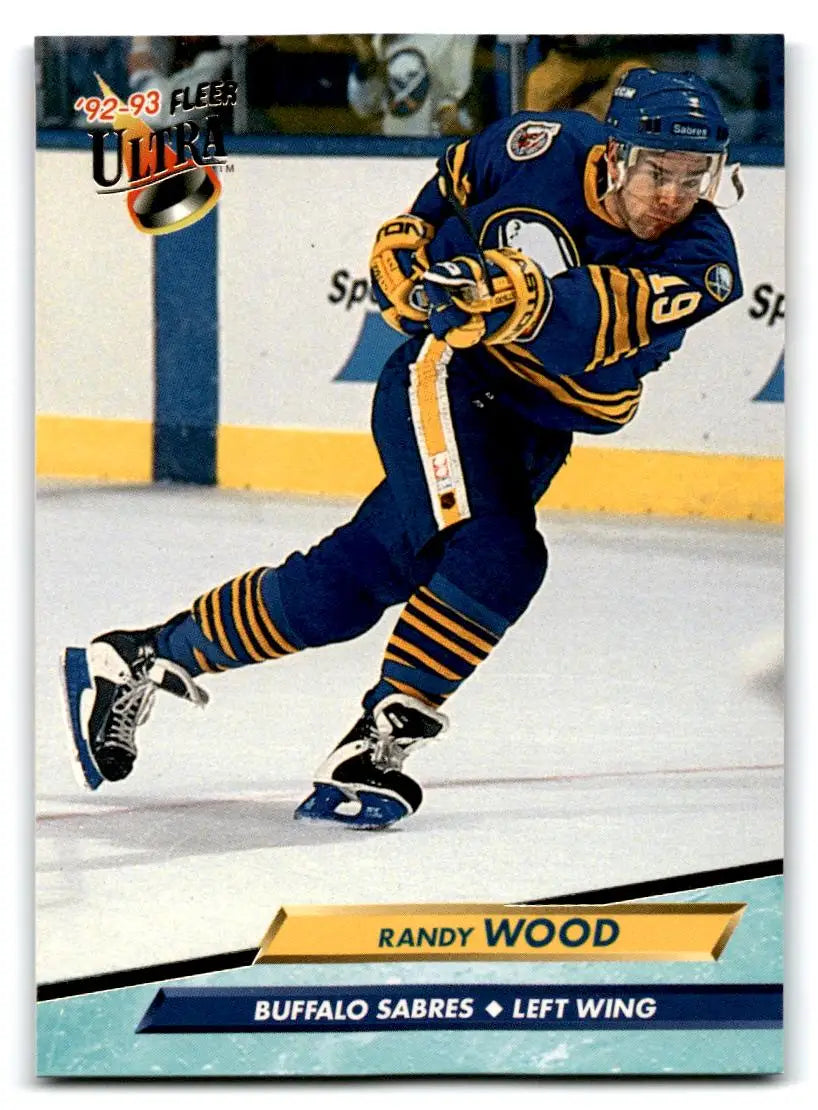 1992-93 Ultra #265 Randy Wood - Hockey Card Single