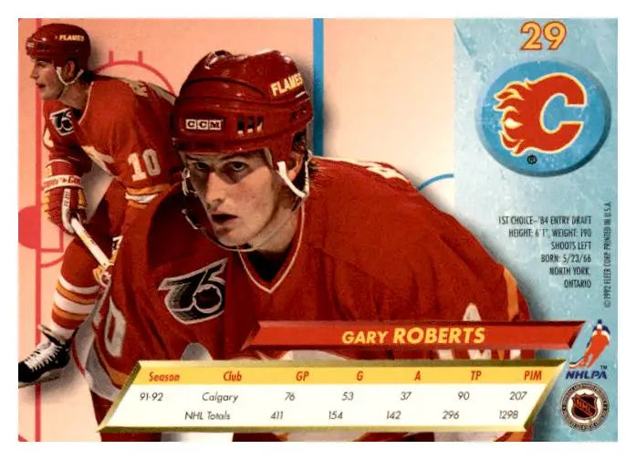 1992-93 Ultra #29 Gary Roberts - Hockey Card Single