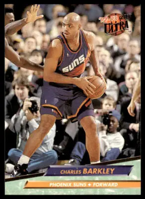 Basketball card of Charles Barkley from 1992-93 Ultra series featuring Phoenix Suns