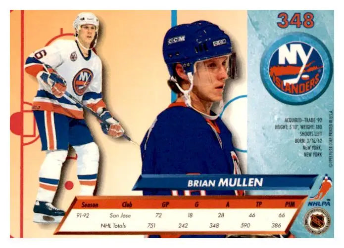 1992-93 Ultra #348 Brian Mullen - Hockey Card Single