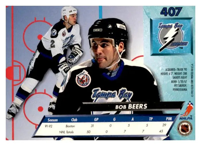 1992-93 Ultra #407 Bob Beers - Hockey Card Single