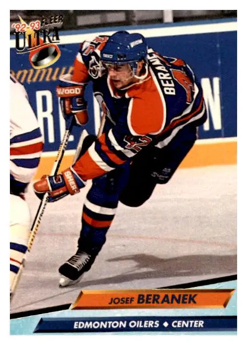1992-93 Ultra #56 Josef Beranek - Hockey Card Single