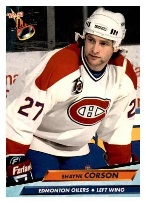 1992-93 Ultra #57 Shayne Corson - Hockey Card Single