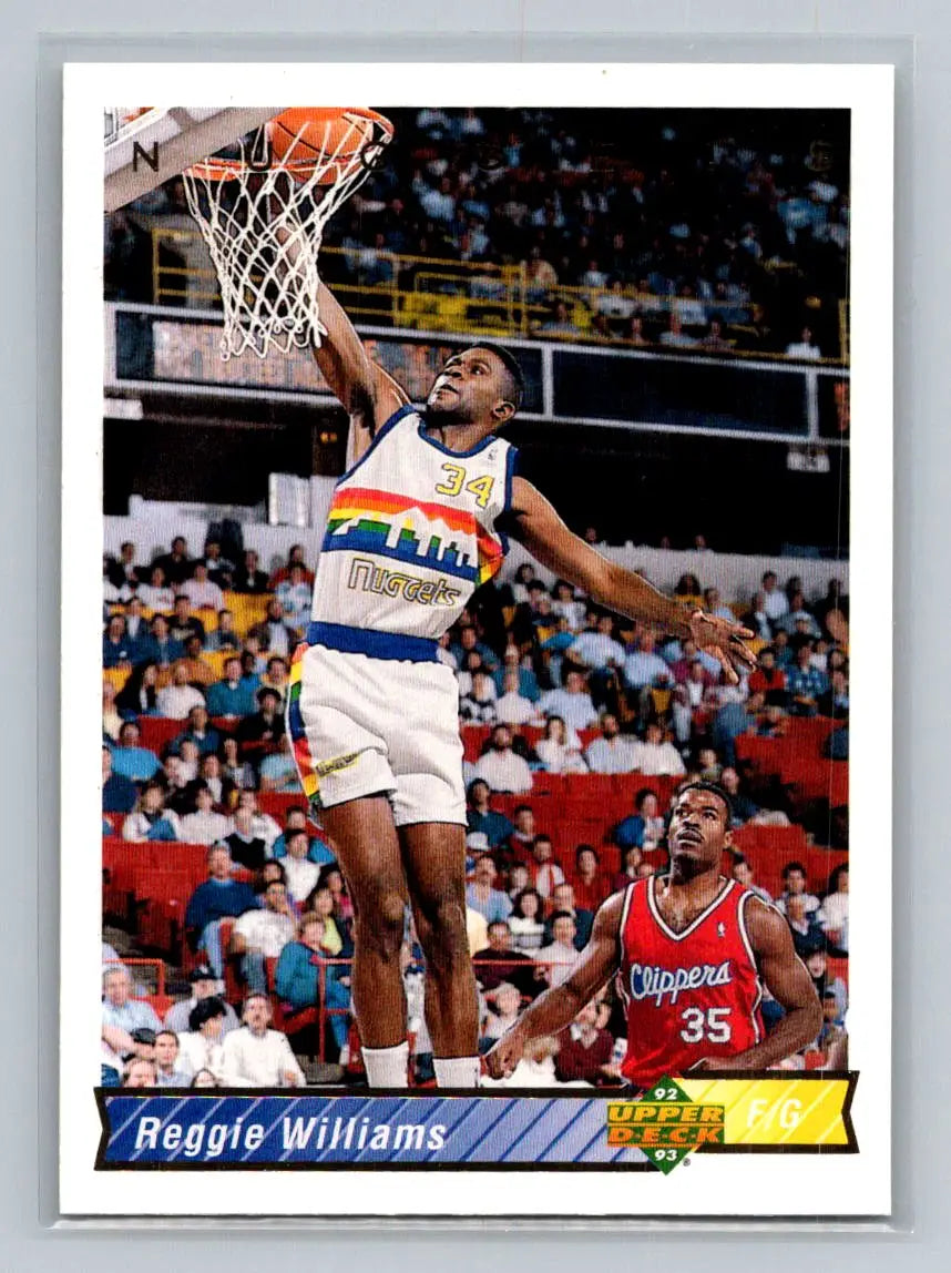 1992-93 Upper Deck #113 Reggie Williams Denver Nuggets - Basketball Card Single