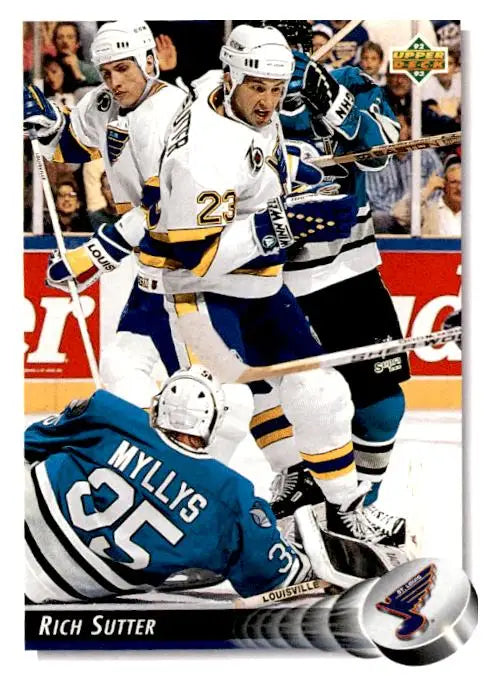 1992-93 Upper Deck #143a Rich Sutter - Hockey Card Single