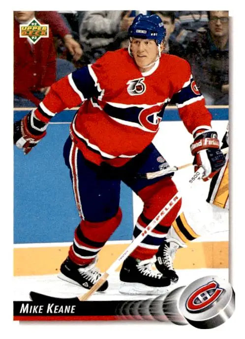 1992-93 Upper Deck #164a Mike Keane - Hockey Card Single