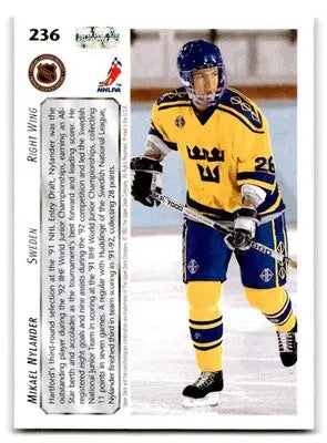 1992-93 Upper Deck #236 Mikael Nylander - Hockey Card Single