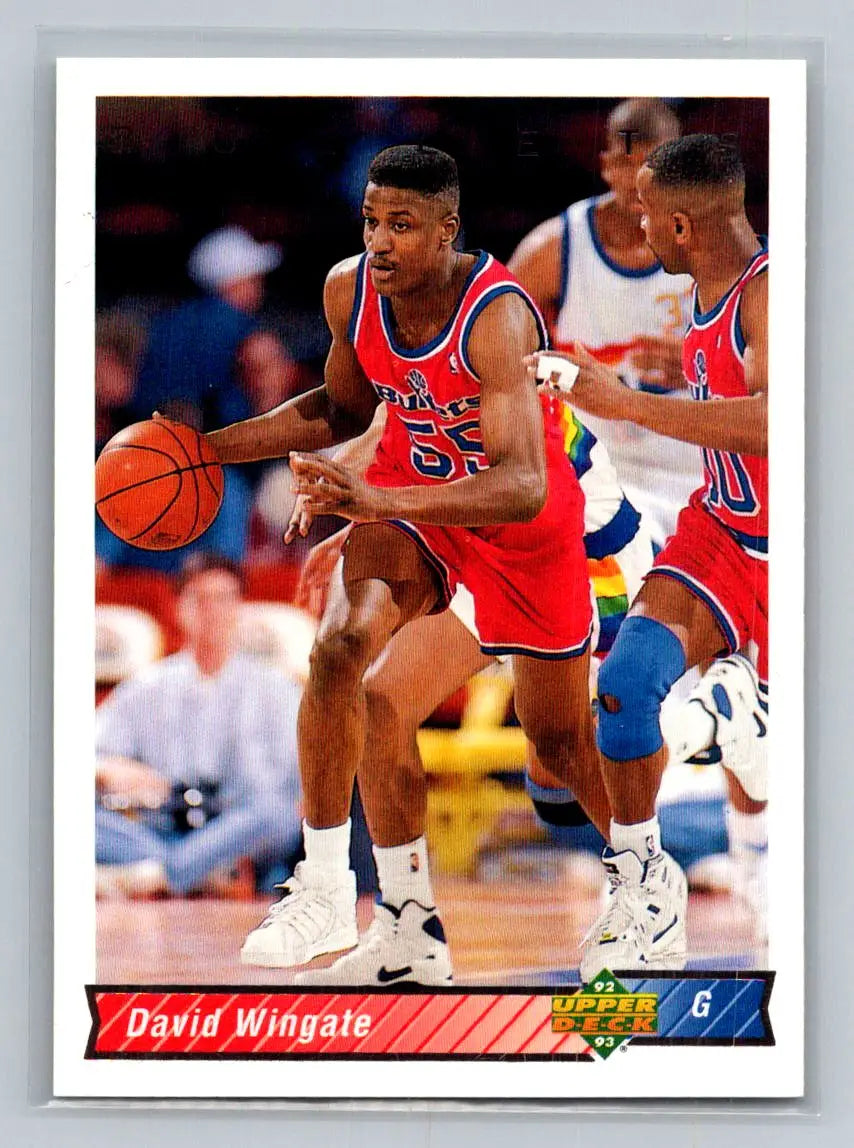 1992-93 Upper Deck #303 David Wingate Washington Bullets - Basketball Card Single