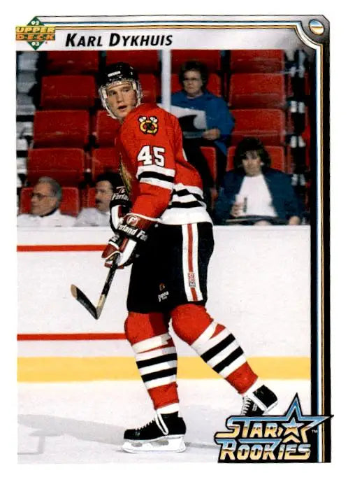 1992-93 Upper Deck #404a Karl Dykhuis - Hockey Card Single