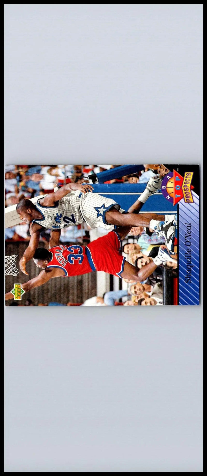 1992-93 Upper Deck #474 Shaquille O’Neal Basketball Trading Card Display Image