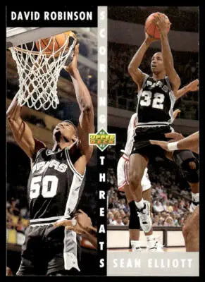 1992-93 Upper Deck #505 David Robinson / Sean Elliott - Basketball Card Single