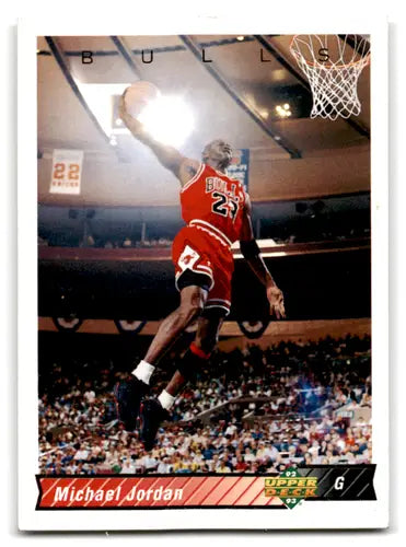Michael Jordan basketball card with Upper Deck Diamond Logo Hologram for collection