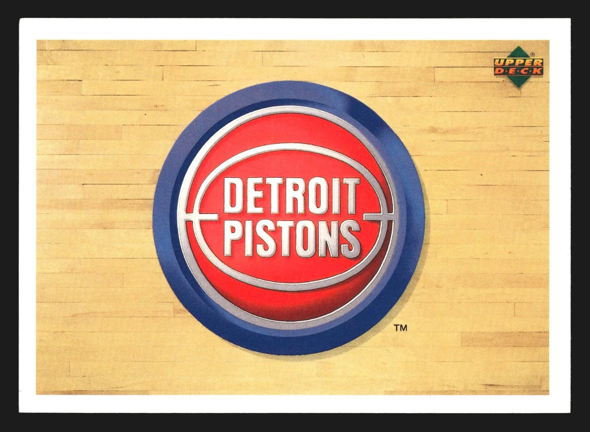 1992-93 Upper Deck International Italian #138 Detroit Pistons Team History