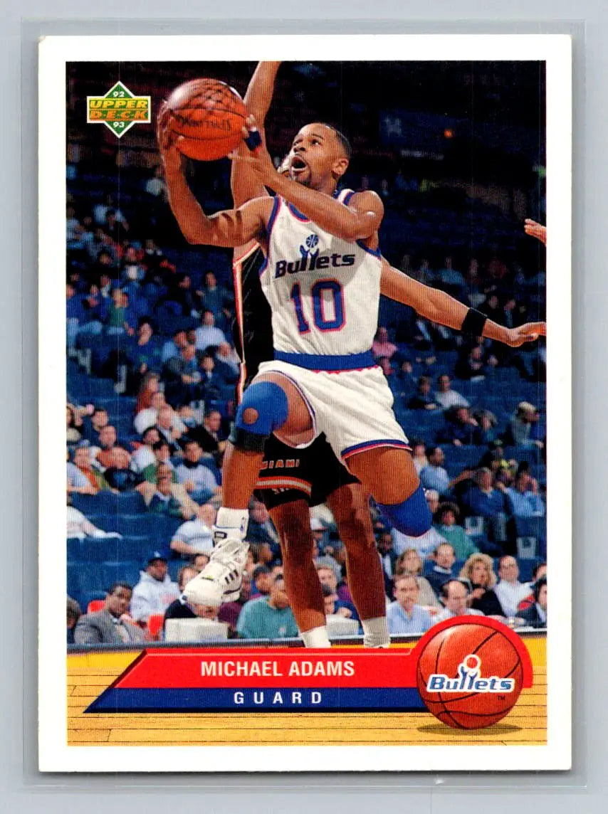 1992-93 Upper Deck McDonald’s #P42 Michael Adams Washington Bullets - Basketball Card Single