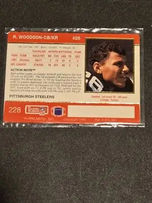 1992 Action Packed #228 Rod Woodson - Football Card Single