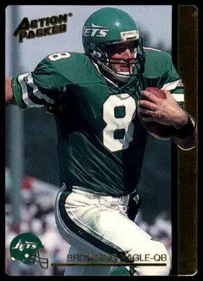 1992 Action Packed Rookie/Update Browning Nagle 69 New York Jets