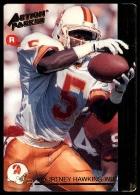 1992 Action Packed Rookie/Update Courtney Hawkins RC 18 Tampa Bay Buccaneers