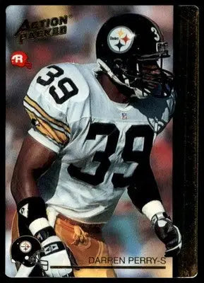 1992 Action Packed Rookie/Update Darren Perry RC 45 Pittsburgh Steelers