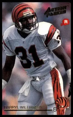 1992 Action Packed Rookie/Update Darryl Williams RC 24 Cincinnati Bengals