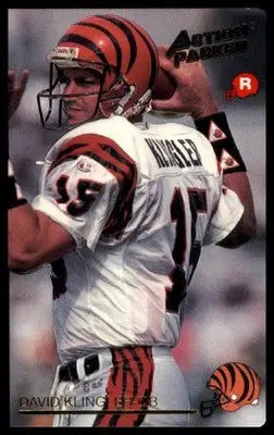 1992 Action Packed Rookie/Update David Klingler RC 23 Cincinnati Bengals