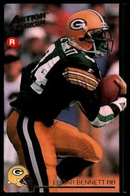 1992 Action Packed Rookie/Update Edgar Bennett RC 36 Green Bay Packers