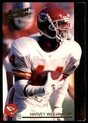 1992 Action Packed Rookie/Update Harvey Williams 73 Kansas City Chiefs - Football Card Single